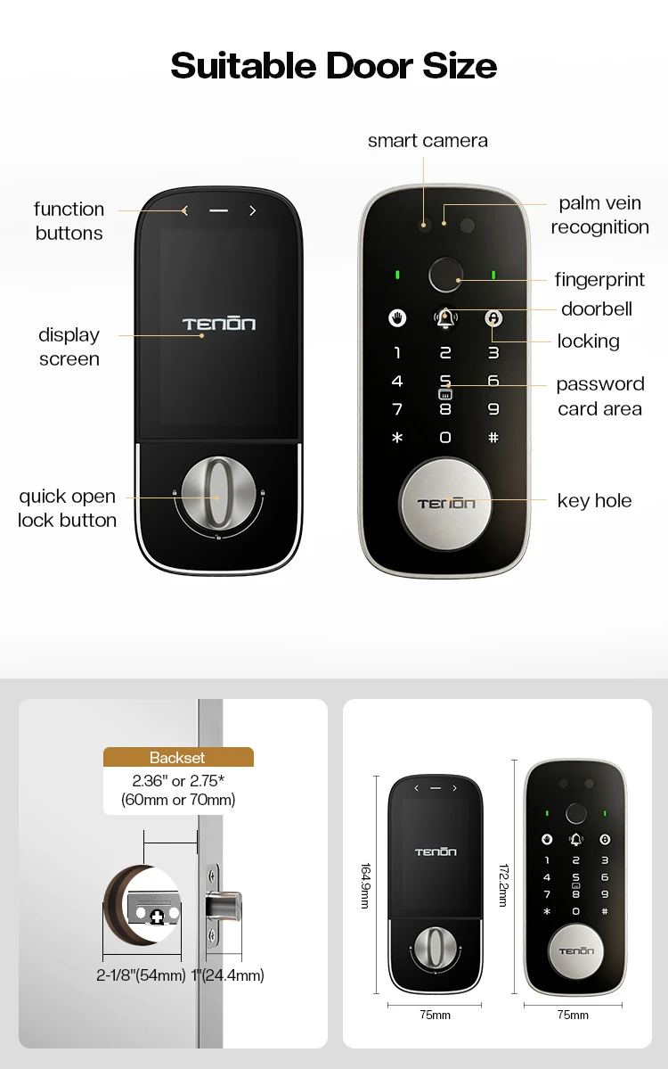Tenon K12 Pro smart lock Tenon K12 Pro smart lock